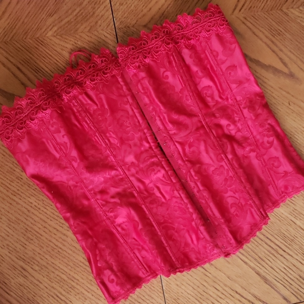 Red Fredrick's of Hollywood Corset